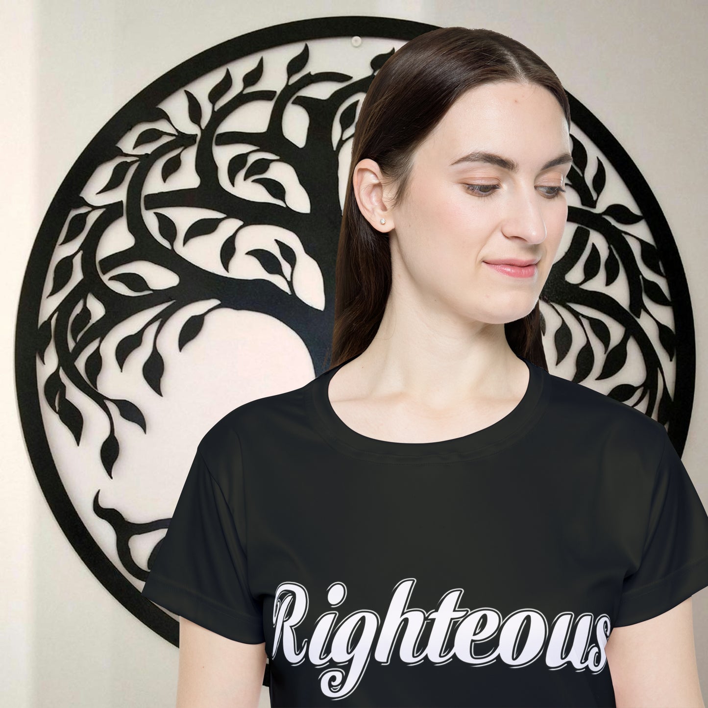 Righteous Meditation Women's Jersey - Find Your Zen (Black)