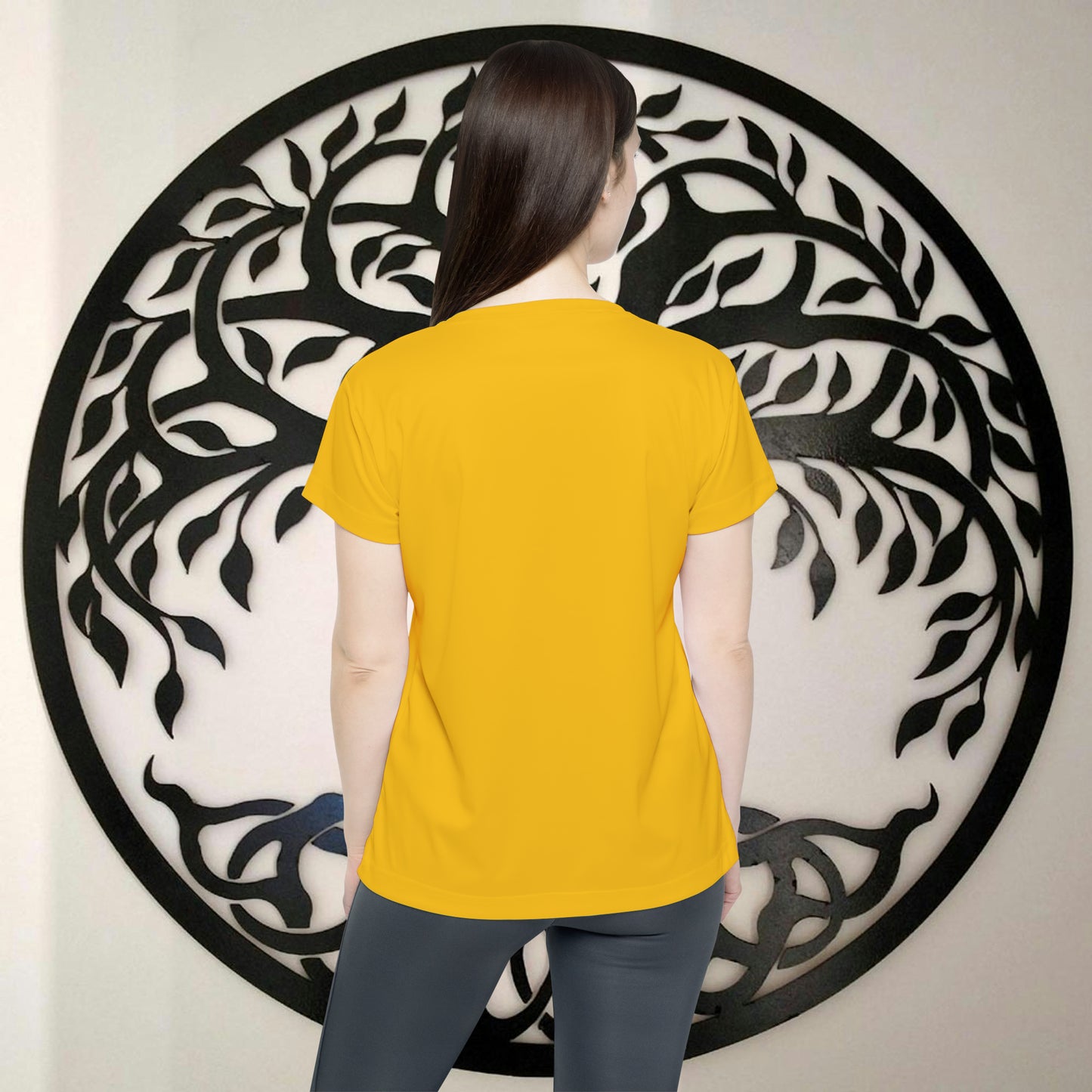 Righteous Meditation Women's Jersey - Find Your Zen (Yellow)