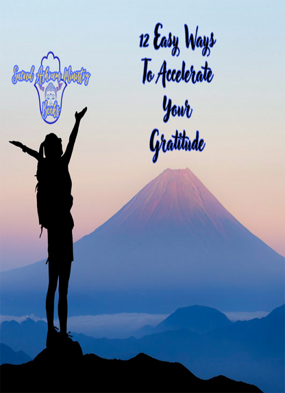 12 Easy Ways To Accelerate Your Gratitude eBook  #SelfHelp #Rituals #PeopleFirstMetaphysics #Digital download