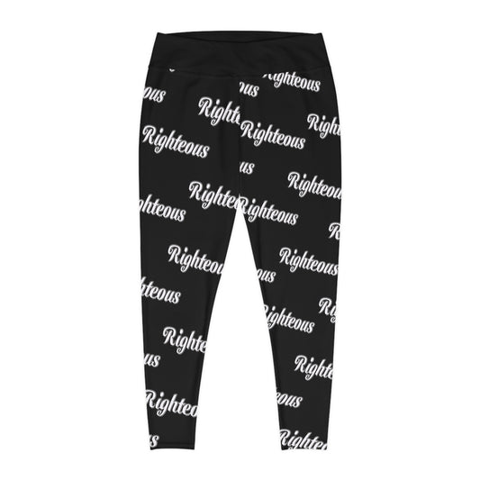 Righteous Meditation Plus Size Leggings  Find Your Zen (Black)