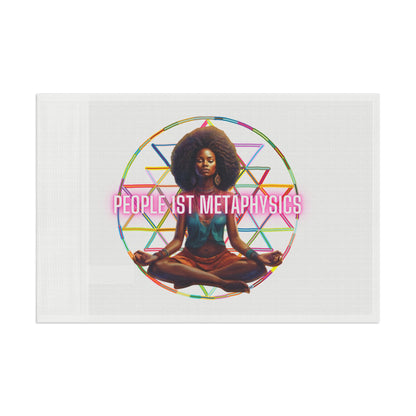 People1stMetaphysics Sacred Wisdom Flag - Symbol of Unity and Knowledge