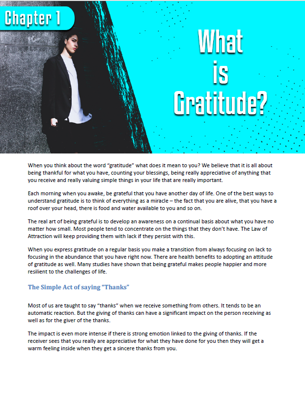 Attitude of Gratitude: The Life Changing Power of Gratitude eBook PDF  #SelfHelp #Rituals #PeopleFirstMetaphysics #Digital download