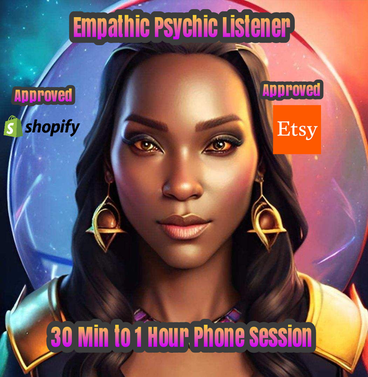 Non Judgmental Empathic Listening Session 2 Hour Session #EmpathicListner #PsychicReadings #Consultation #AffordableReadings #Psychic #PP1ST