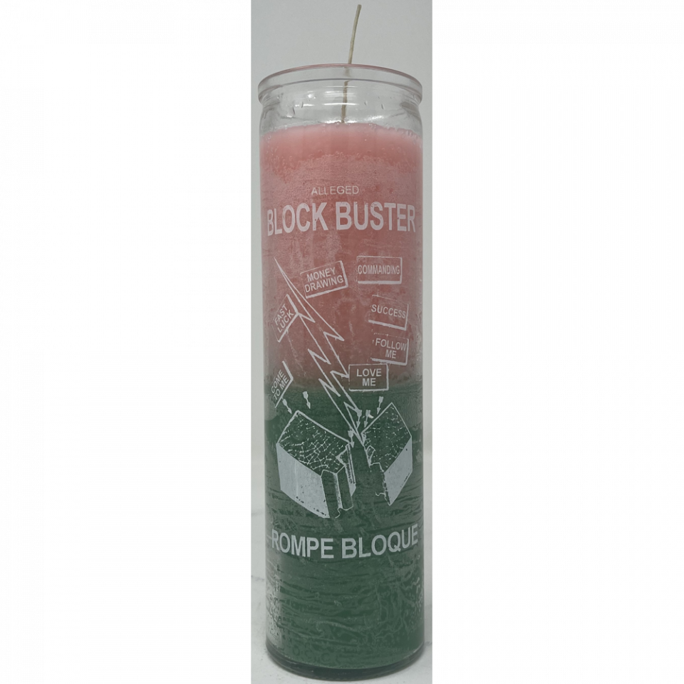Block Buster Candle** #SpellCandle #RootWork #conjure #AltarMagick #Hoodoo #Voodoo #BlockBusterCandle