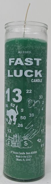 Fast Luck 7 Day Candle, Green