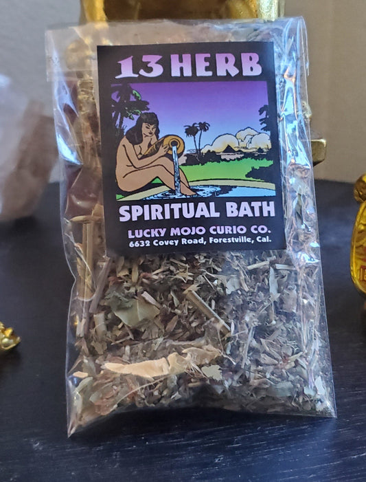 #LuckyMojoCurioCo 13 Herbs Spiritual Bath #Great Deal