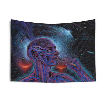 Psychedelic Pineal Thought #PsychadelicTapestries #ChakraArt #People1st #WallTapestries #SacredArt #WallArt