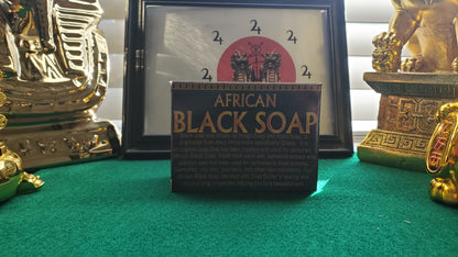 African Black Bar Soap 3.3 oz #HolisiticHealth #AlternativeSolutions #HealthAndHygiene #SpiritualPerfume #AttractionMagick