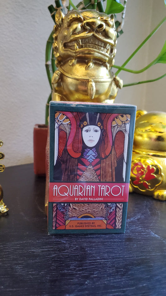AQUARIAN TAROT Tarot Cards Deck & Instruction Booklet by Paladini #Tarot #Divination #TarotCards #AquarianTarot #Paladini #AquarianAge