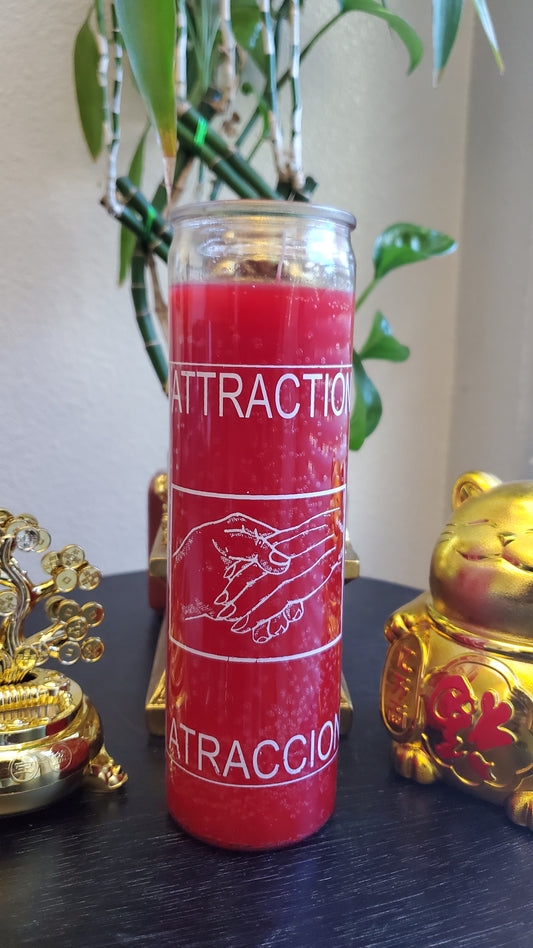 Red "Attraction" Novena 7 day Candle** Paraffin Wax #SpellCandles #RootWork #conjure #AttractionMagick