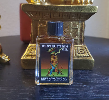 LuckyMojoCurioCo "Destruction Oil" Anointing / Conjure Oil #GreatDeal #LuckyMojoCurioCo #LuckyMojo #EffectiveOils #MustHave