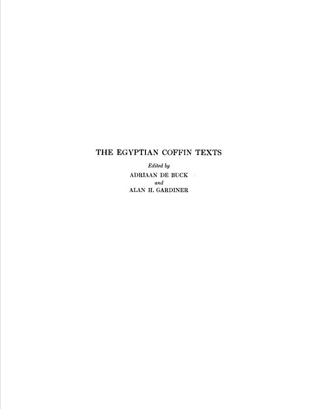 The Egyptian Coffin Texts (Volumes1-8) #CoffinText #People1stMetaphysics #InstantDownload