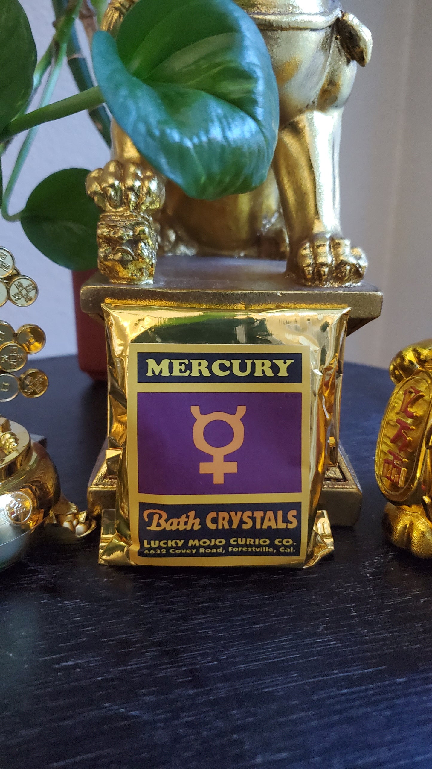 LuckyMojoCurioCo "Mercury" Bath Crystals #Great Deal #BathCrystal #SpiritBath #CleansingRituals #RitualMagick #LoveMagick
