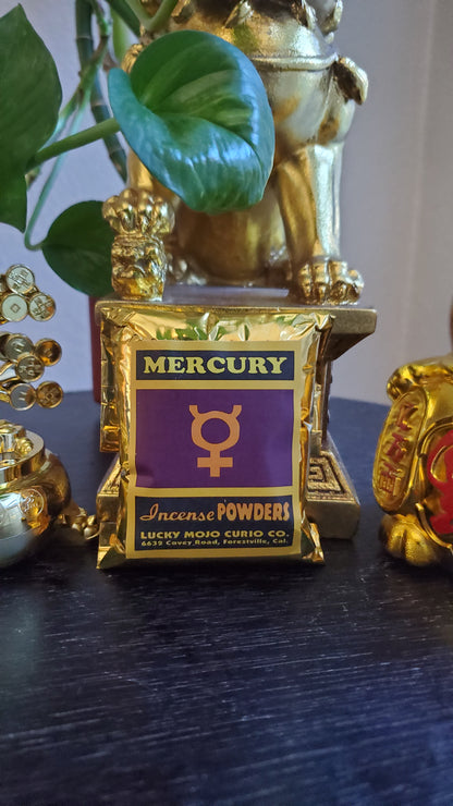 LuckyMojoCurioCo "Mercury" Incense Powder #Great Deal #LuckyMojoCurioCo #LuckyMojo #IncensePowder #PlanetaryMagick #HoodooIncense