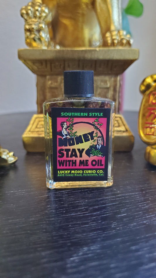 LuckyMojoCurioCo "Money Stay With Me Oil" Anointing / Conjure Oil #Great Deal #LuckyMojoCurioCo #LuckyMojo #EffectiveOils #MoneyMagick