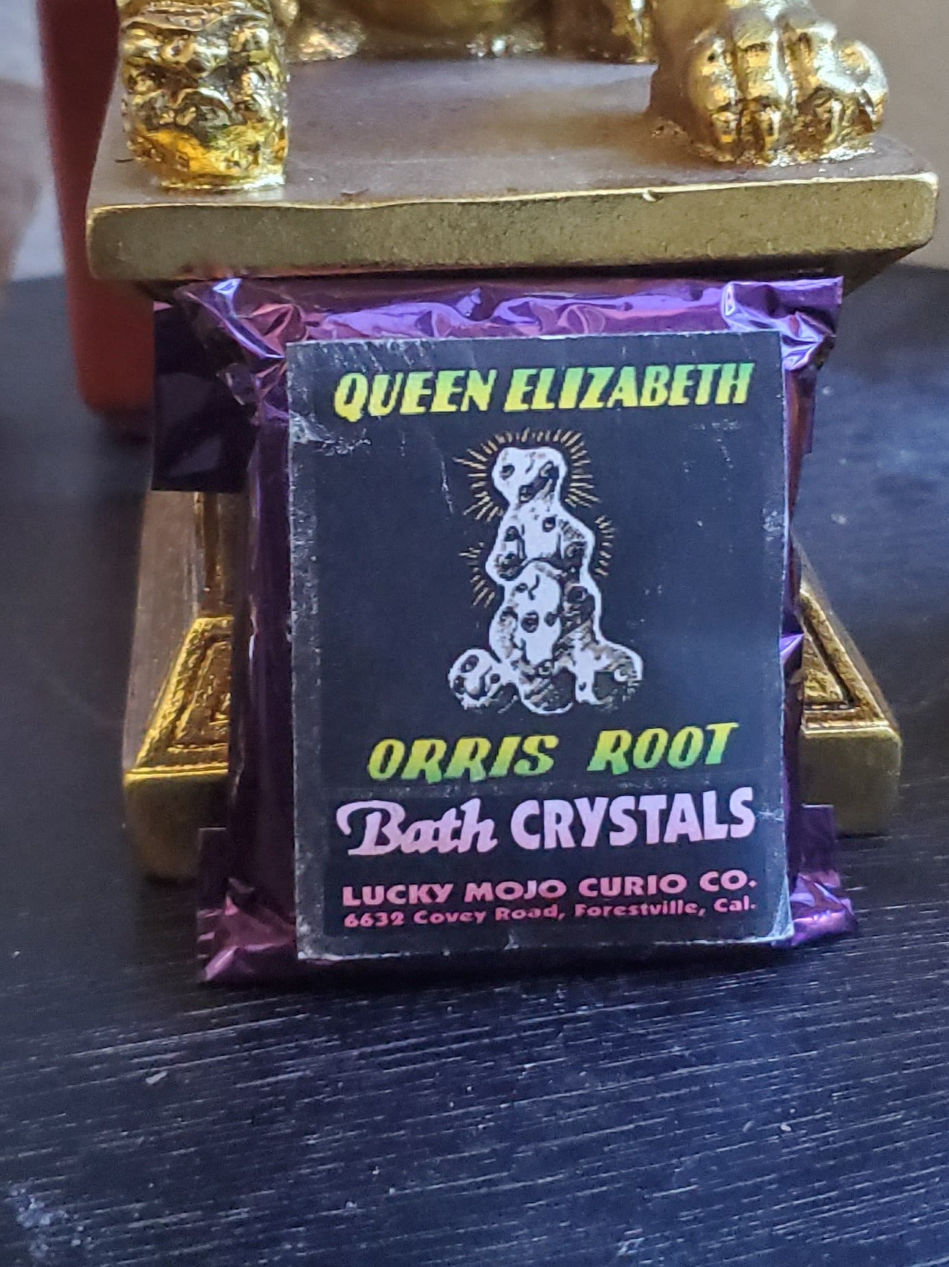 LuckyMojoCurioCo "Queen Elizabeth Orris Roots" Bath Crystals #Great Deal #BathCrystal #SpiritBath #CleansingRituals #RitualMagick