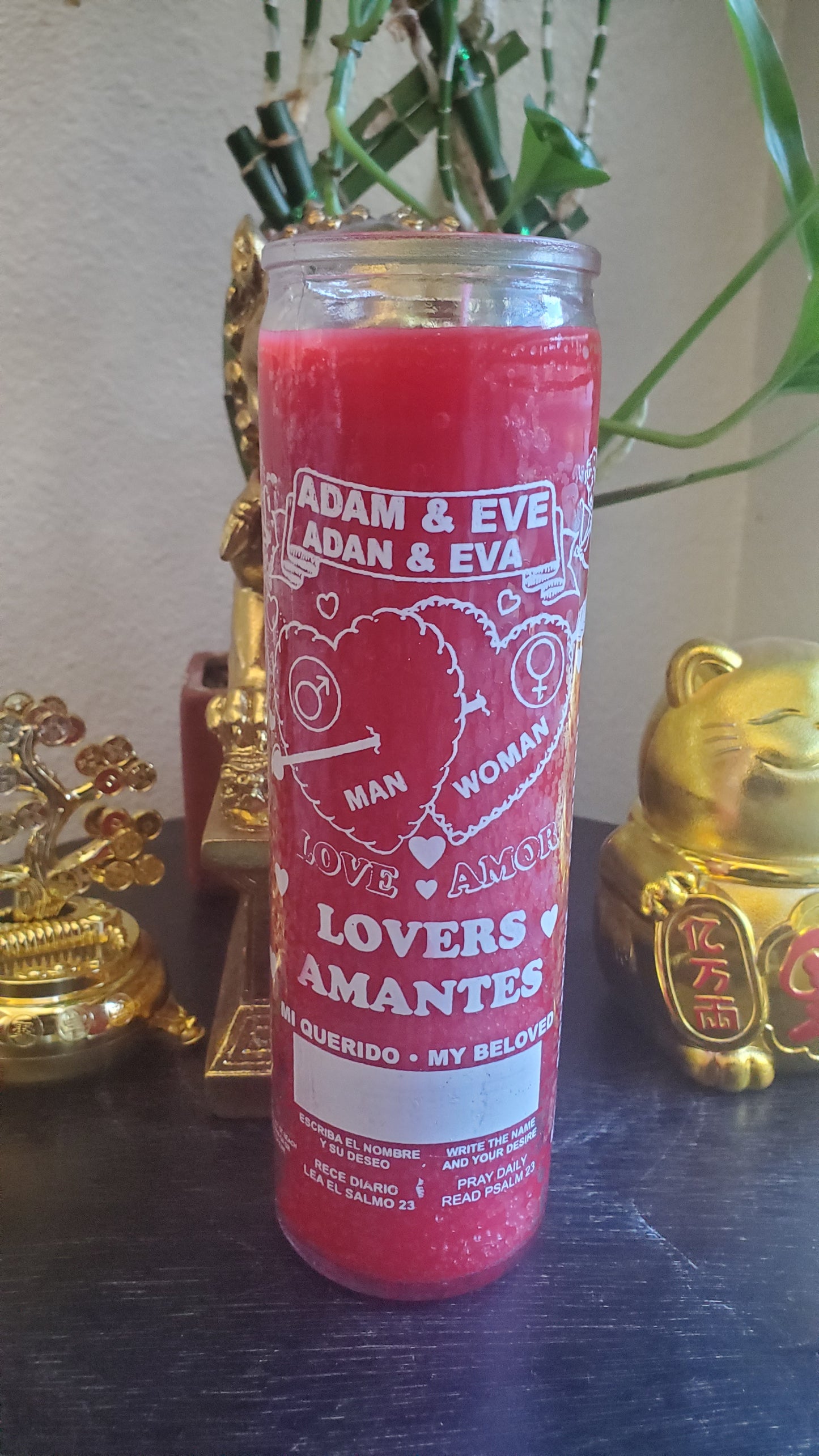 Adam & Eve Love Drawing 7 Day Love Candle** #SpellCandle #RootWork #conjure #LoveMagick #LoveDrawing #AltarMagick