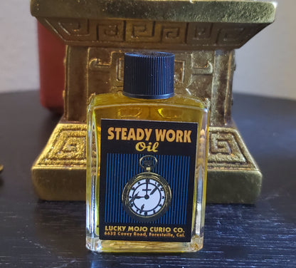 LuckyMojoCurioCo "Steady Work" Anointing / Conjure Oil #GreatDeal #LuckyMojoCurioCo #LuckyMojo #EffectiveOils #MustHave