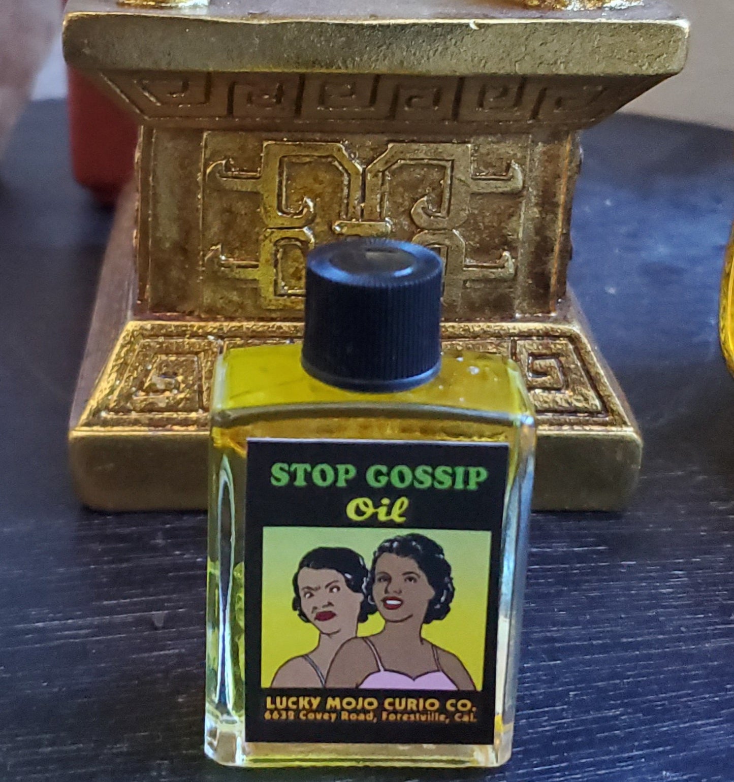 #LuckyMojoCurioCo Stop Gossip Anointing / Conjure Oil #Great Deal