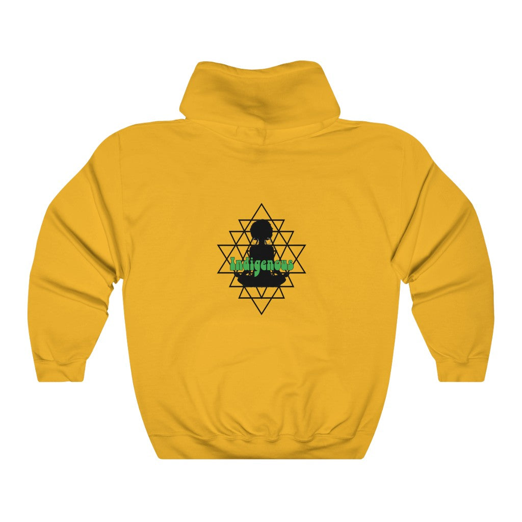 "Indigenious" Unisex Heavy Blend™ Hooded Sweatshirt #TurtleIsland #Indigenous #JohnHansen #Moorish