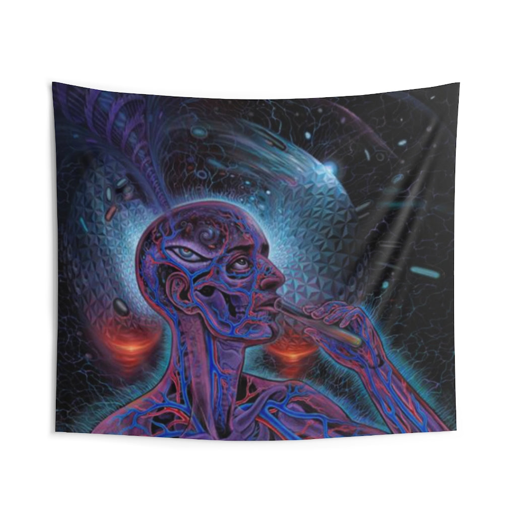 Psychedelic Pineal Thought #PsychadelicTapestries #ChakraArt #People1st #WallTapestries #SacredArt #WallArt